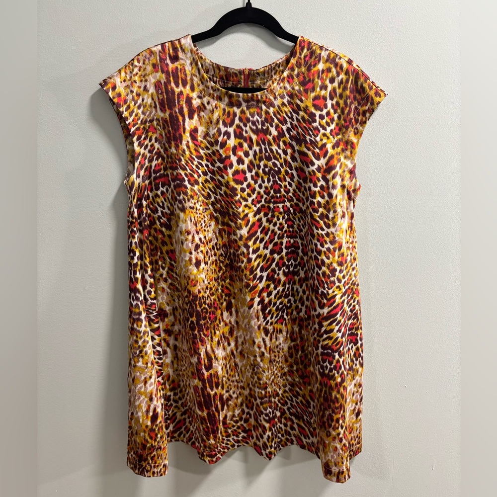 Uncle Frank‎ Multicolor Animal Print Mini Dress Size S